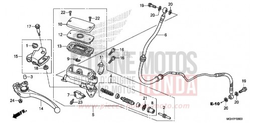 MAITRE-CYLINDRE VFR1200XF de 2015